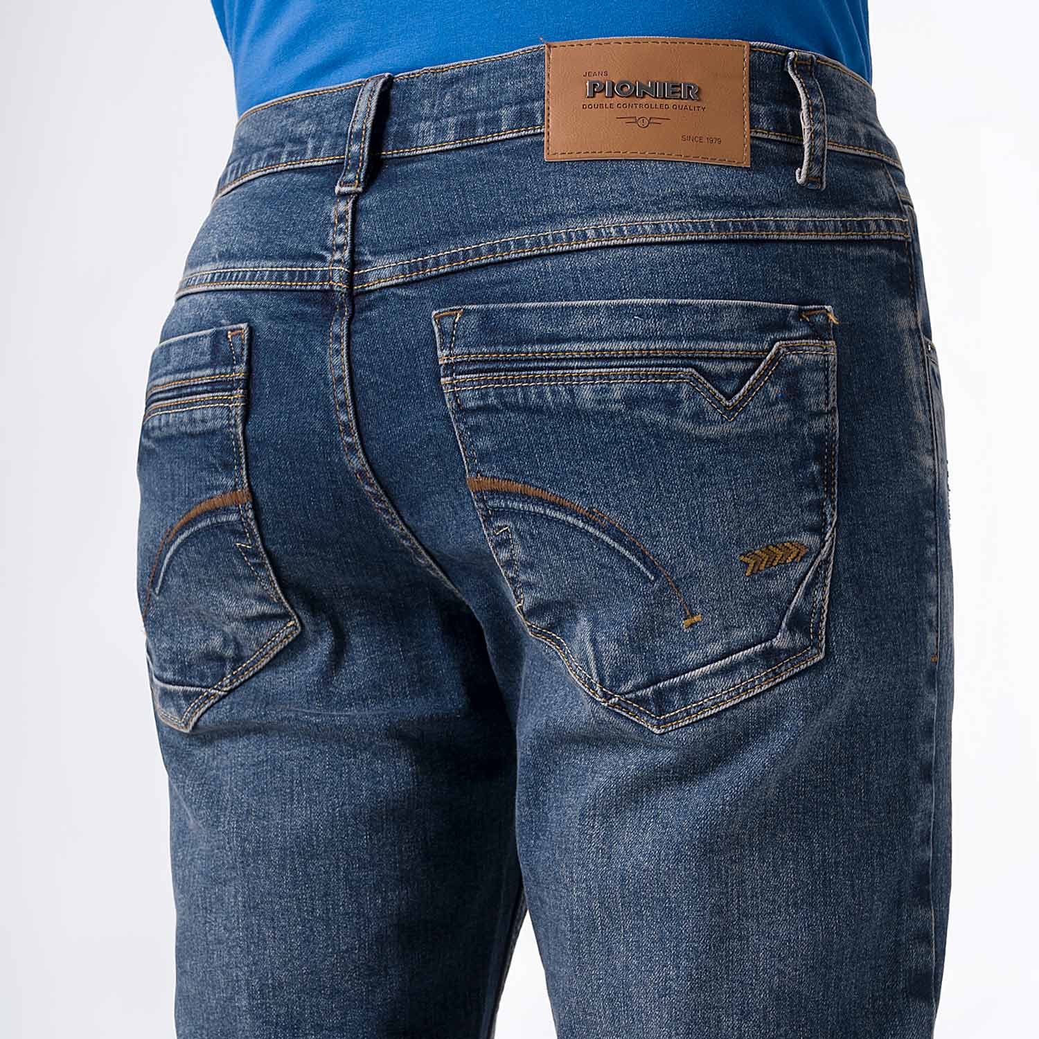 PANTALON HOMBRE PIONIER MULTICOLOR KUPHER DENIM STRETCH - 5