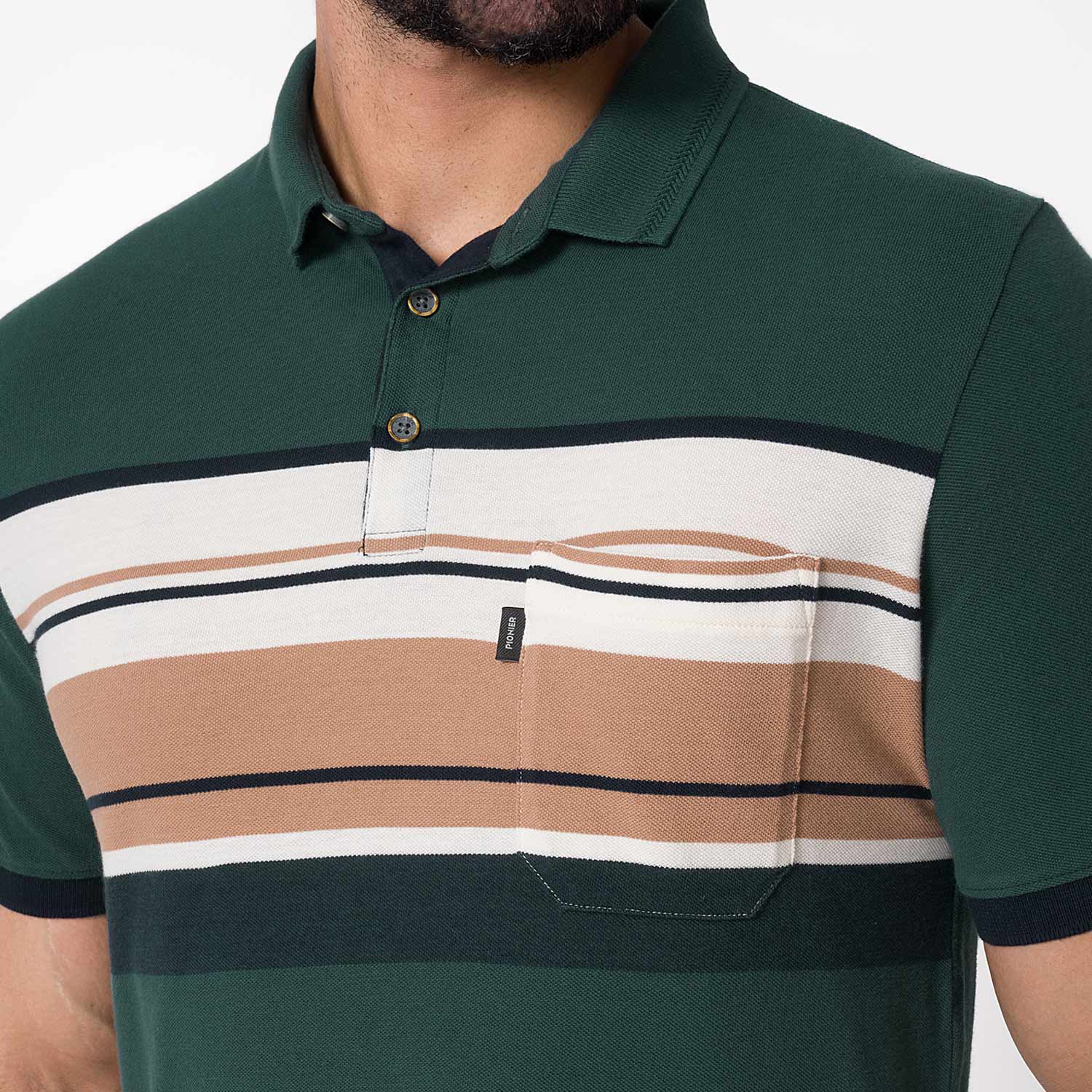 POLO PIQUE HOMBRE PIONIER MULTICOLOR NEYMART BOX - 2