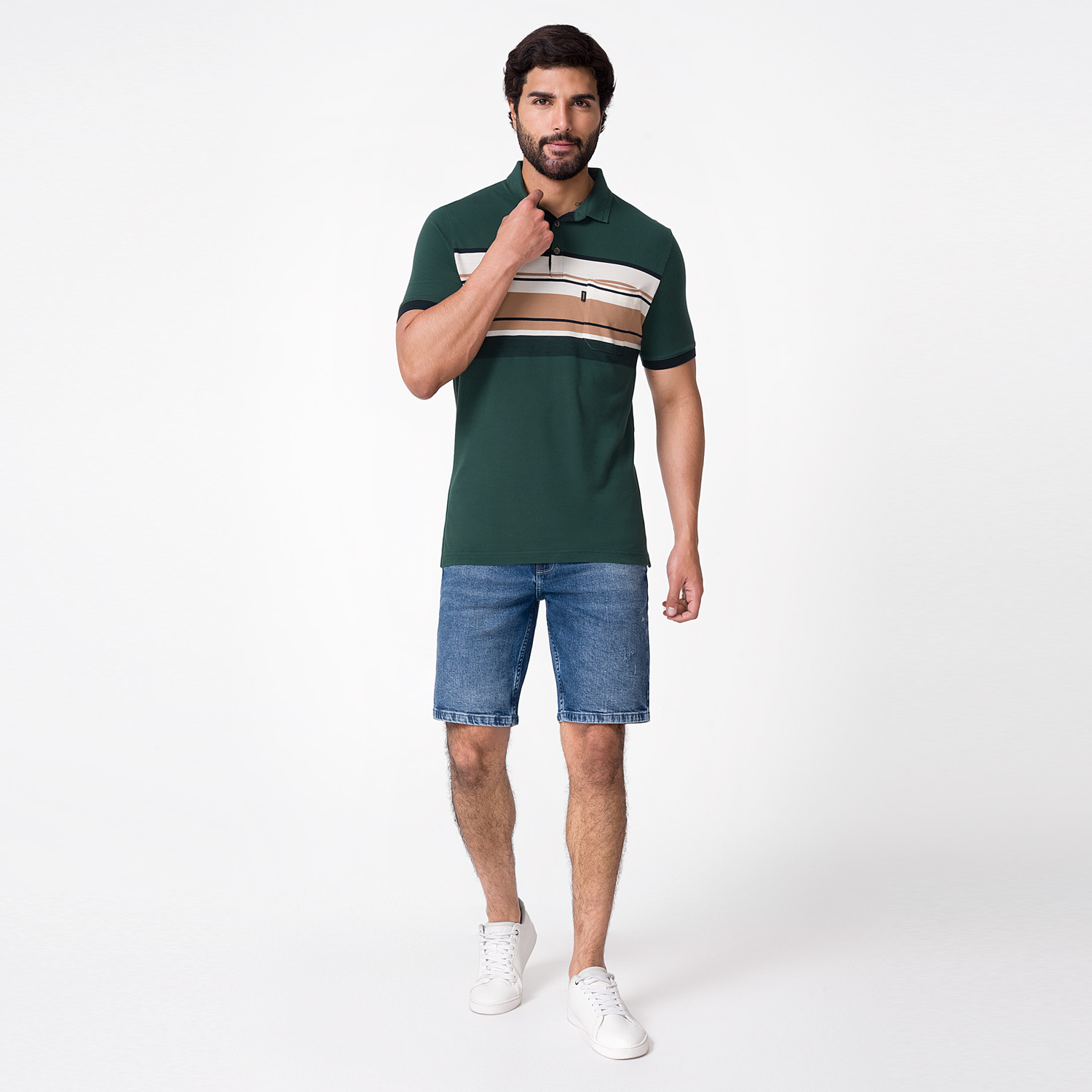 POLO PIQUE HOMBRE PIONIER MULTICOLOR NEYMART BOX - 4