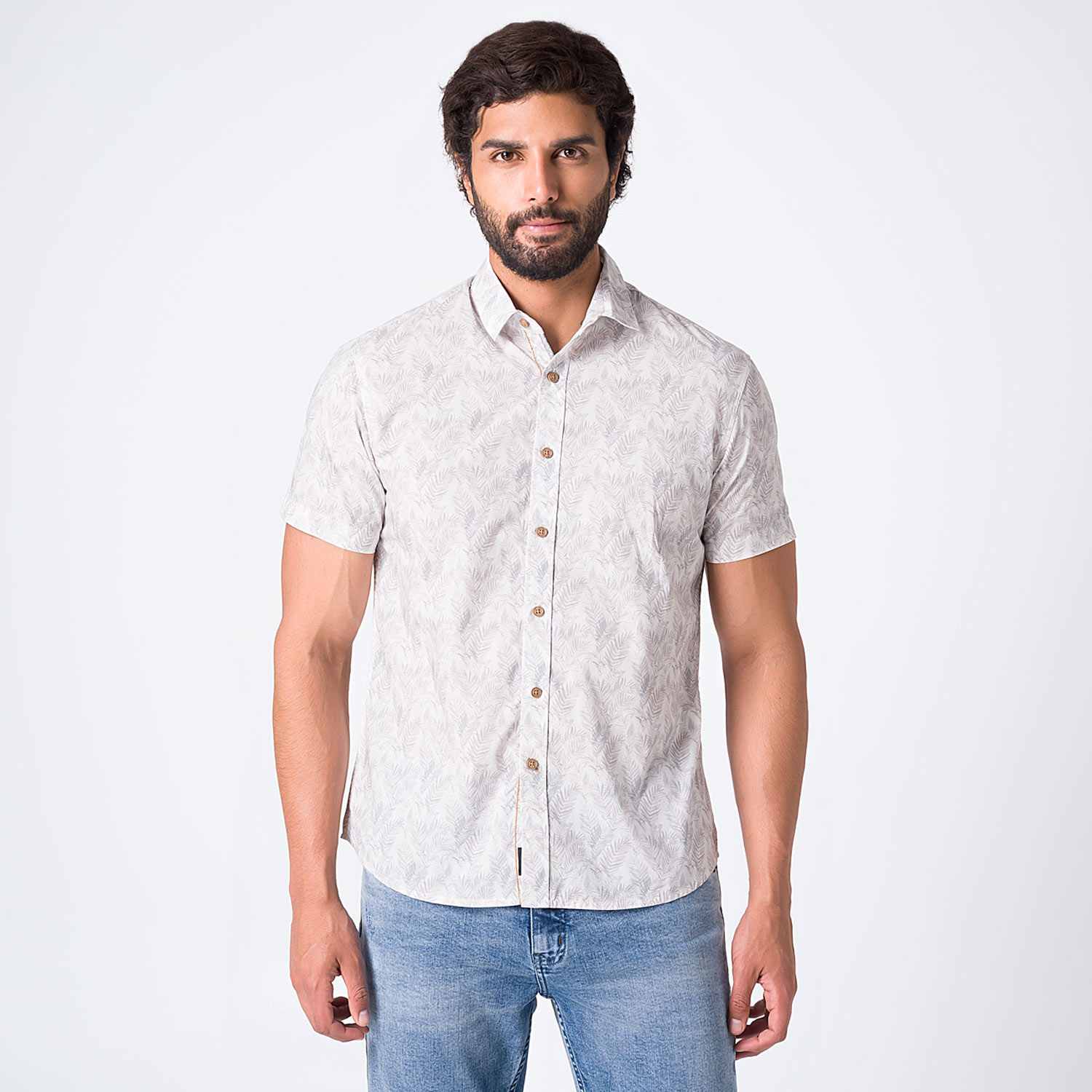 CAMISA POPELINA HOMBRE CAEHTANO - 1