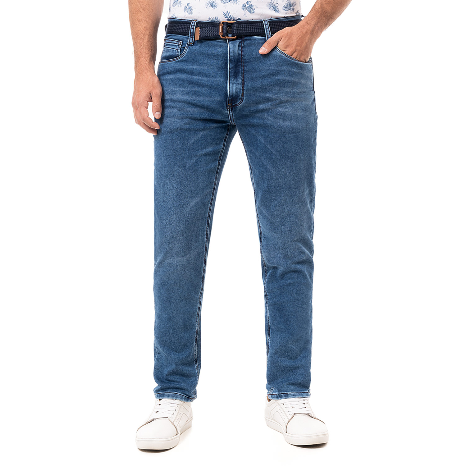 PANTALON DENIM STRETCH HOMBRE ADIAN - 2
