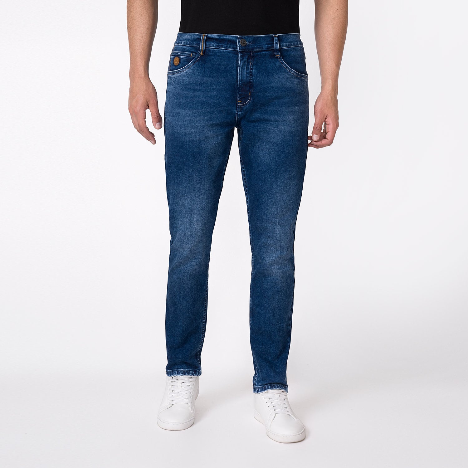 PANTALON DENIM STRETCH HOMBRE RUHDOLF - 1