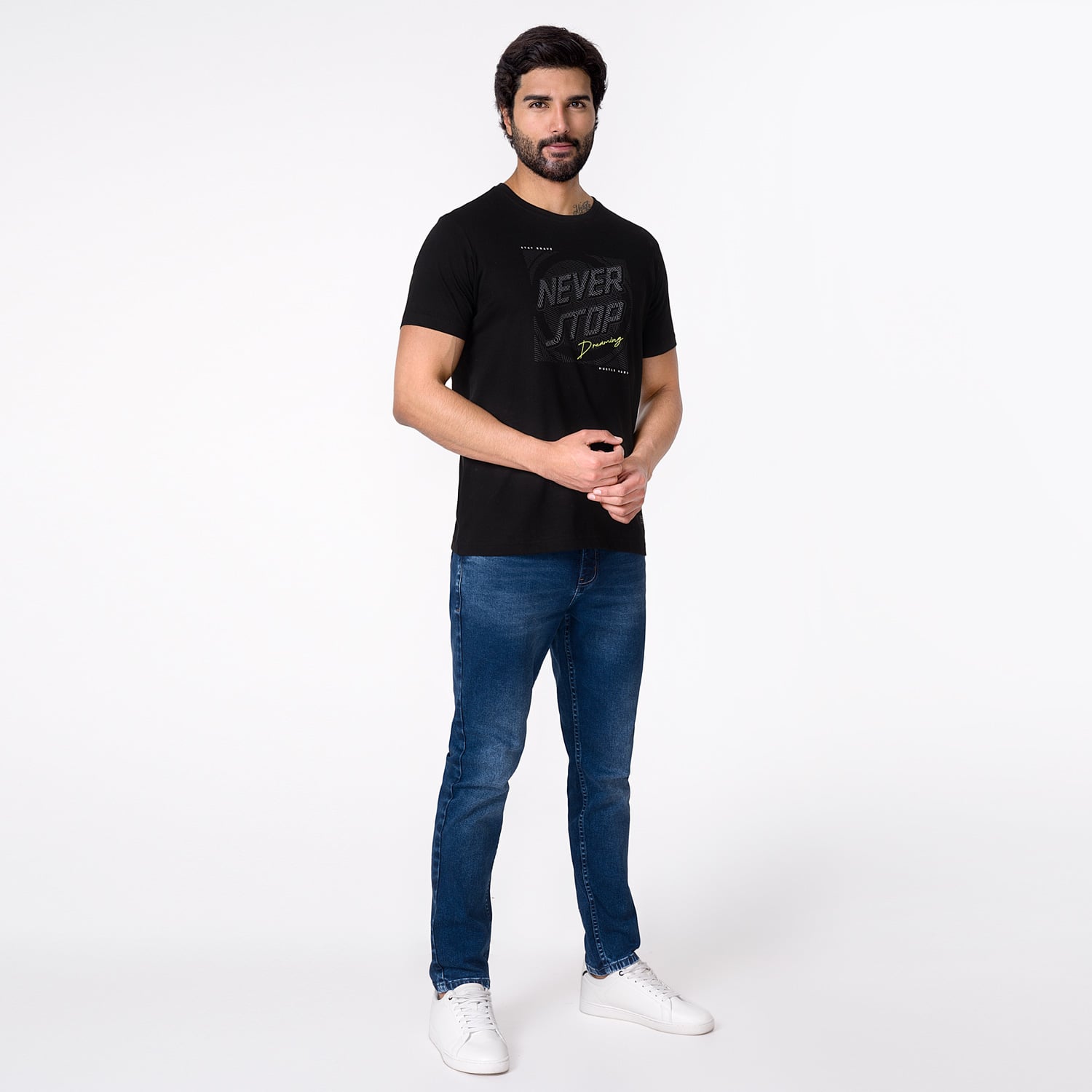 PANTALON DENIM STRETCH HOMBRE RUHDOLF - 2