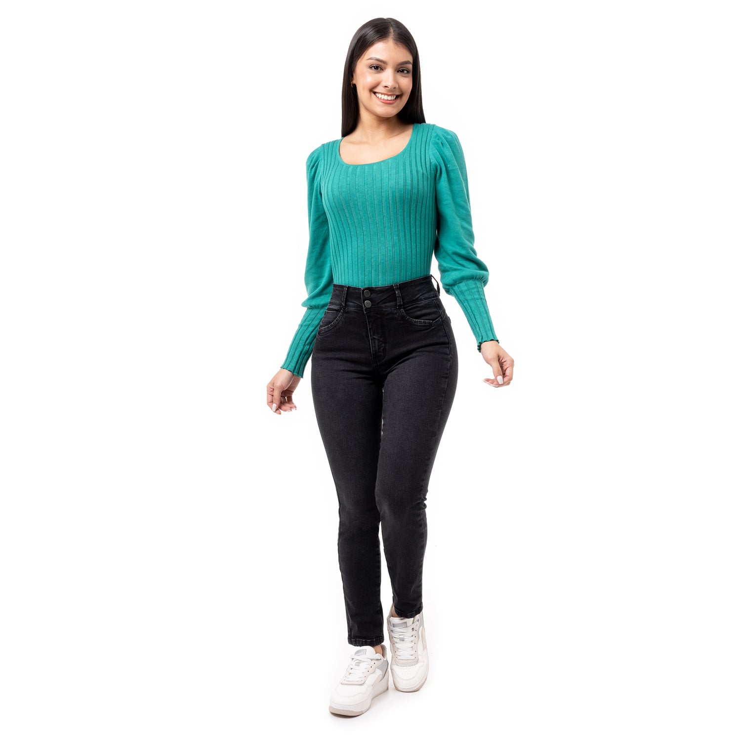PANTALON DENIM STRETCH MUJER WANDDA - 2
