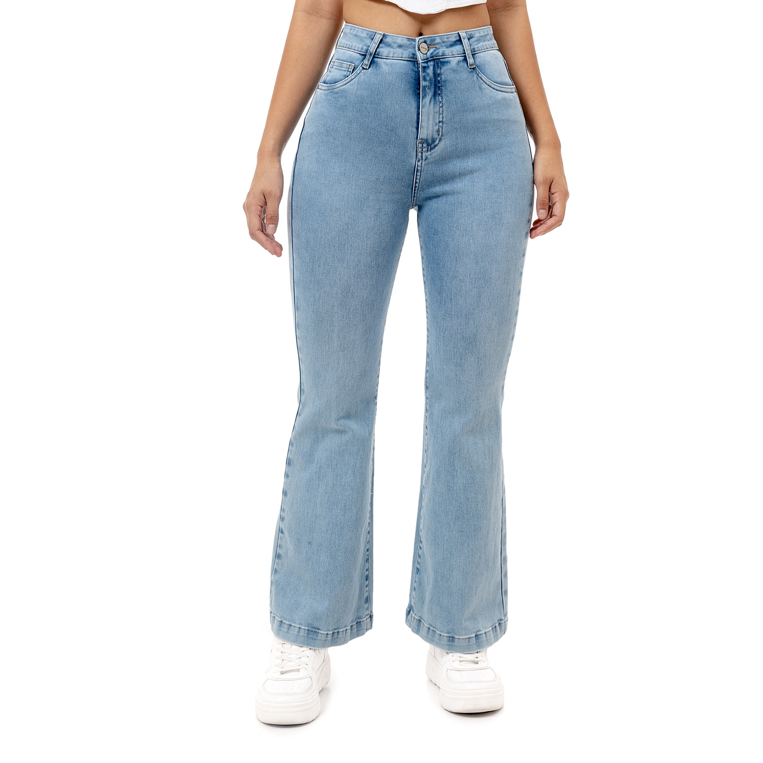 PANTALON DENIM STRETCH MUJER HALLYH - 2