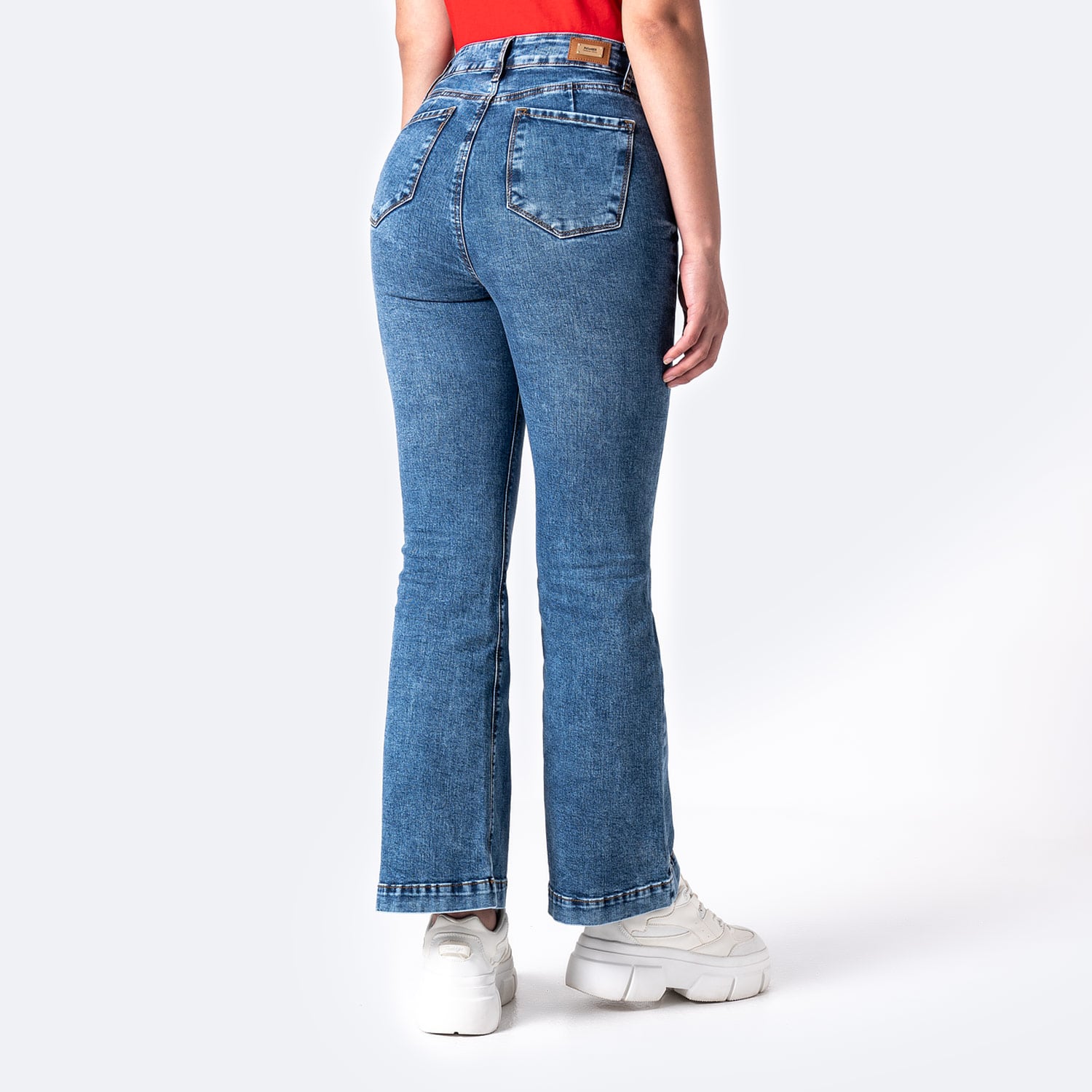 PANTALON DENIM STRETCH MUJER HALLYH - 3
