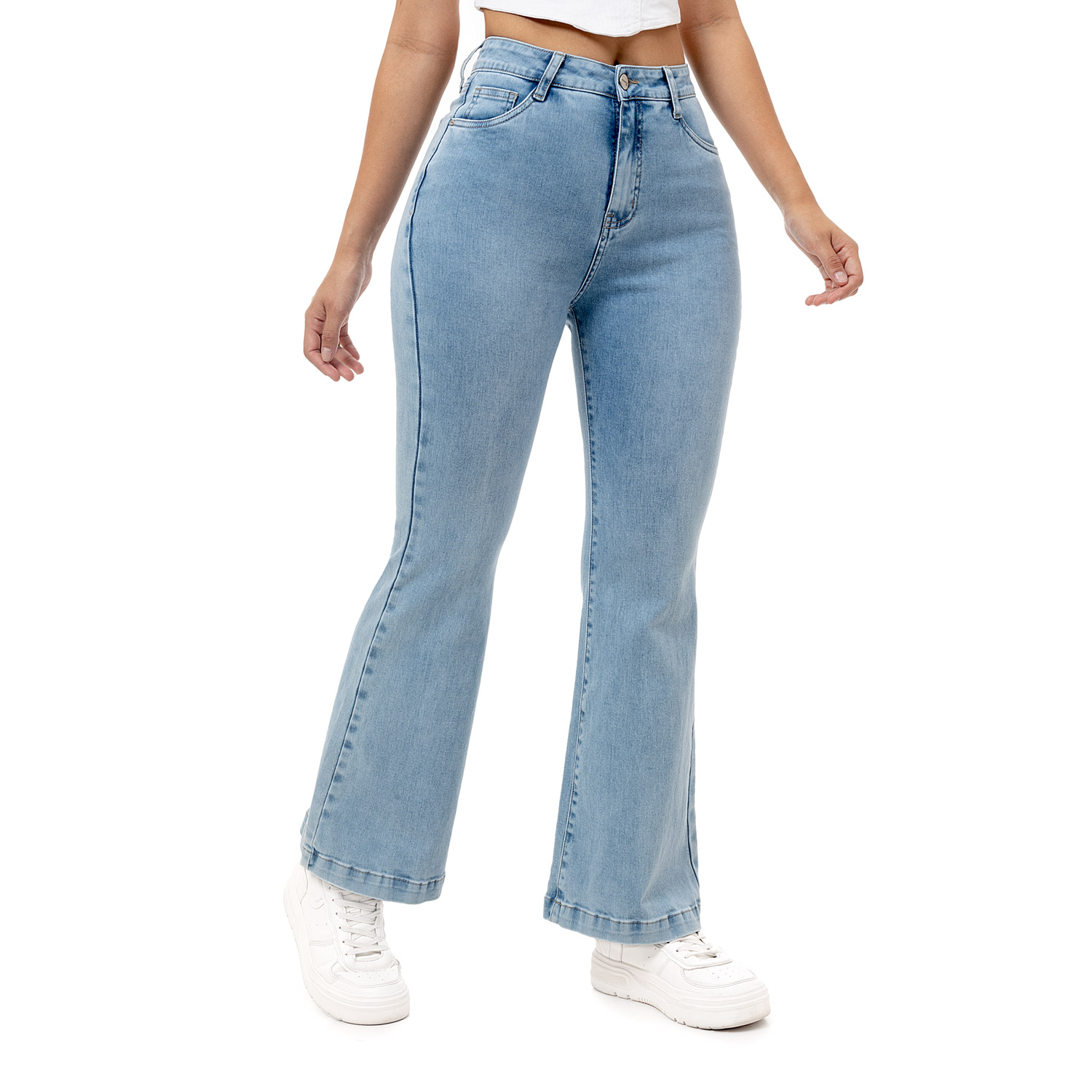 PANTALON DENIM STRETCH MUJER HALLYH - 3