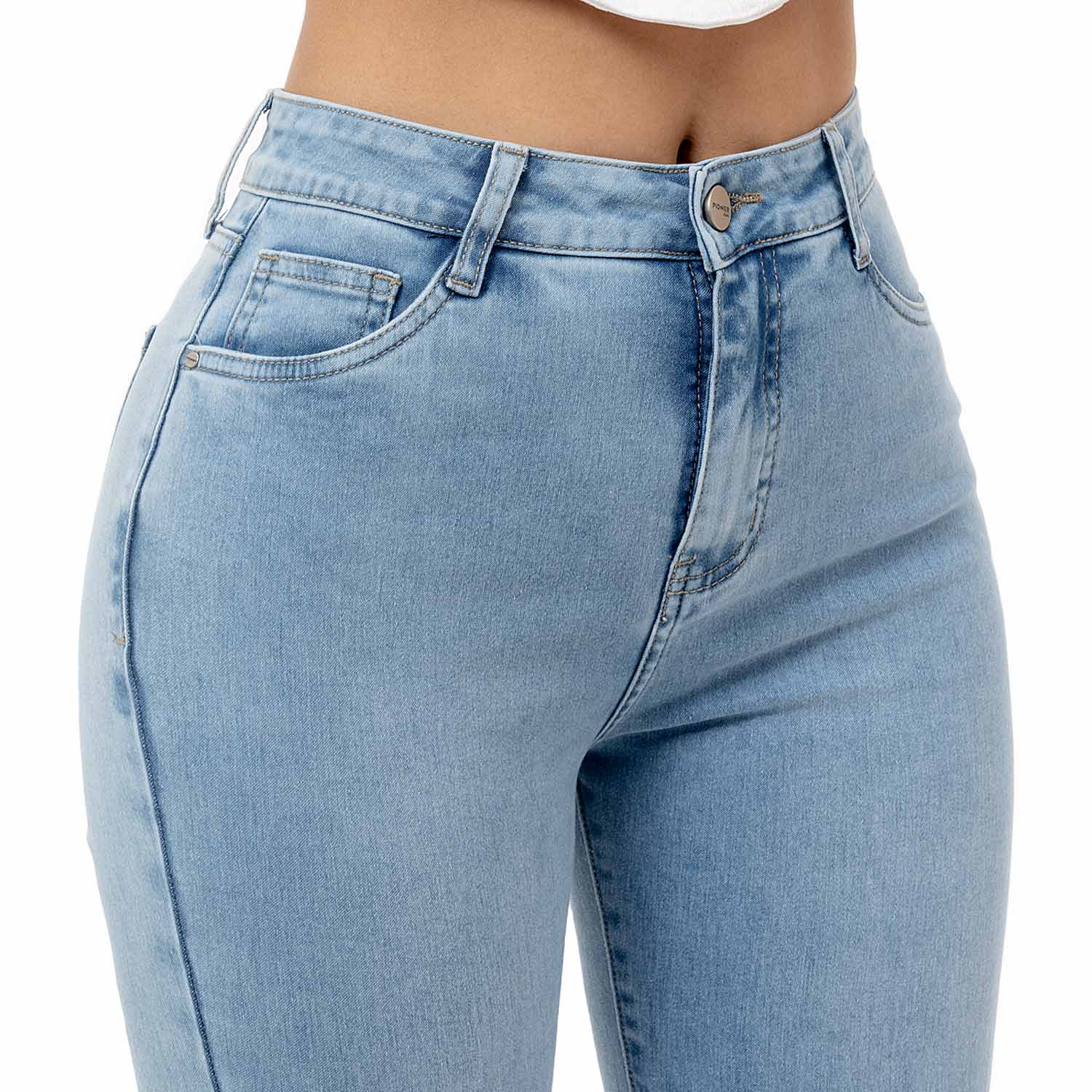 PANTALON DENIM STRETCH MUJER HALLYH - 5