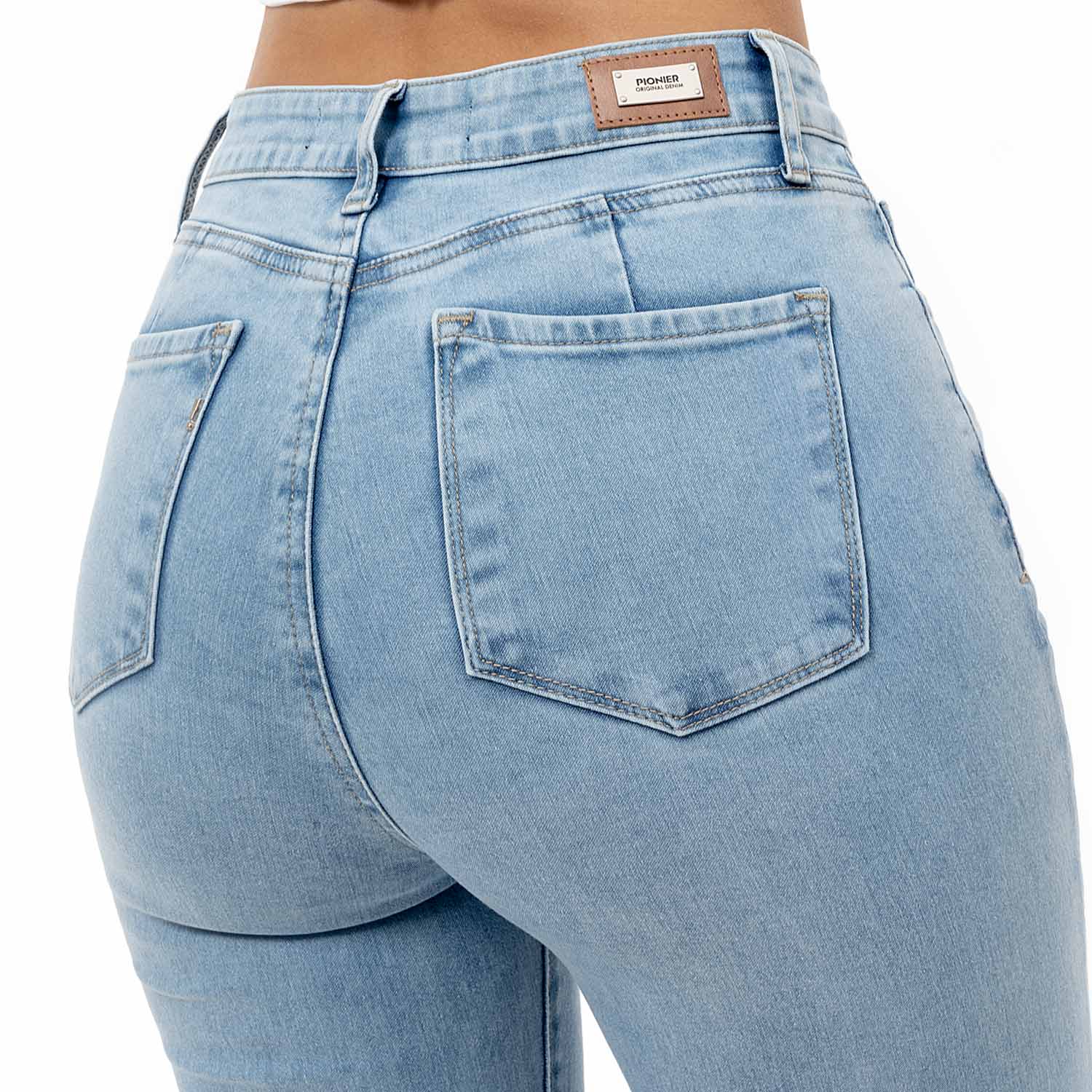 PANTALON DENIM STRETCH MUJER HALLYH - 6