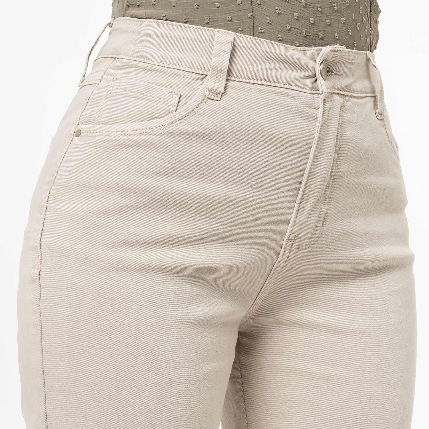 PANTALON DRILL STRETCH MUJER LARI BULL DENIM - 4