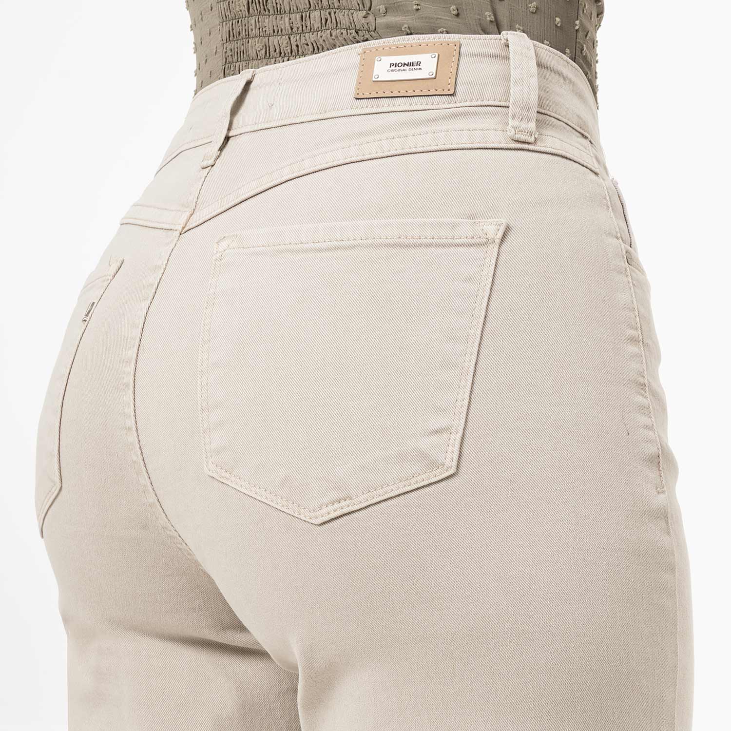 PANTALON DRILL STRETCH MUJER LARI BULL DENIM - 5