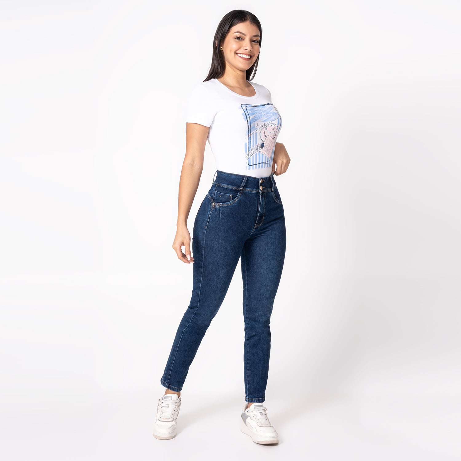 PANTALON DENIM STRETCH MUJER KALENT - 2