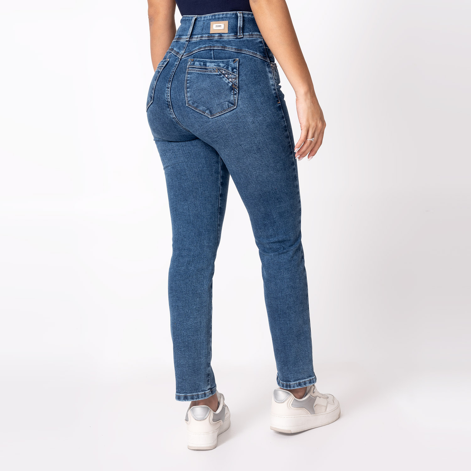 PANTALON DENIM STRETCH MUJER KALENT - 3