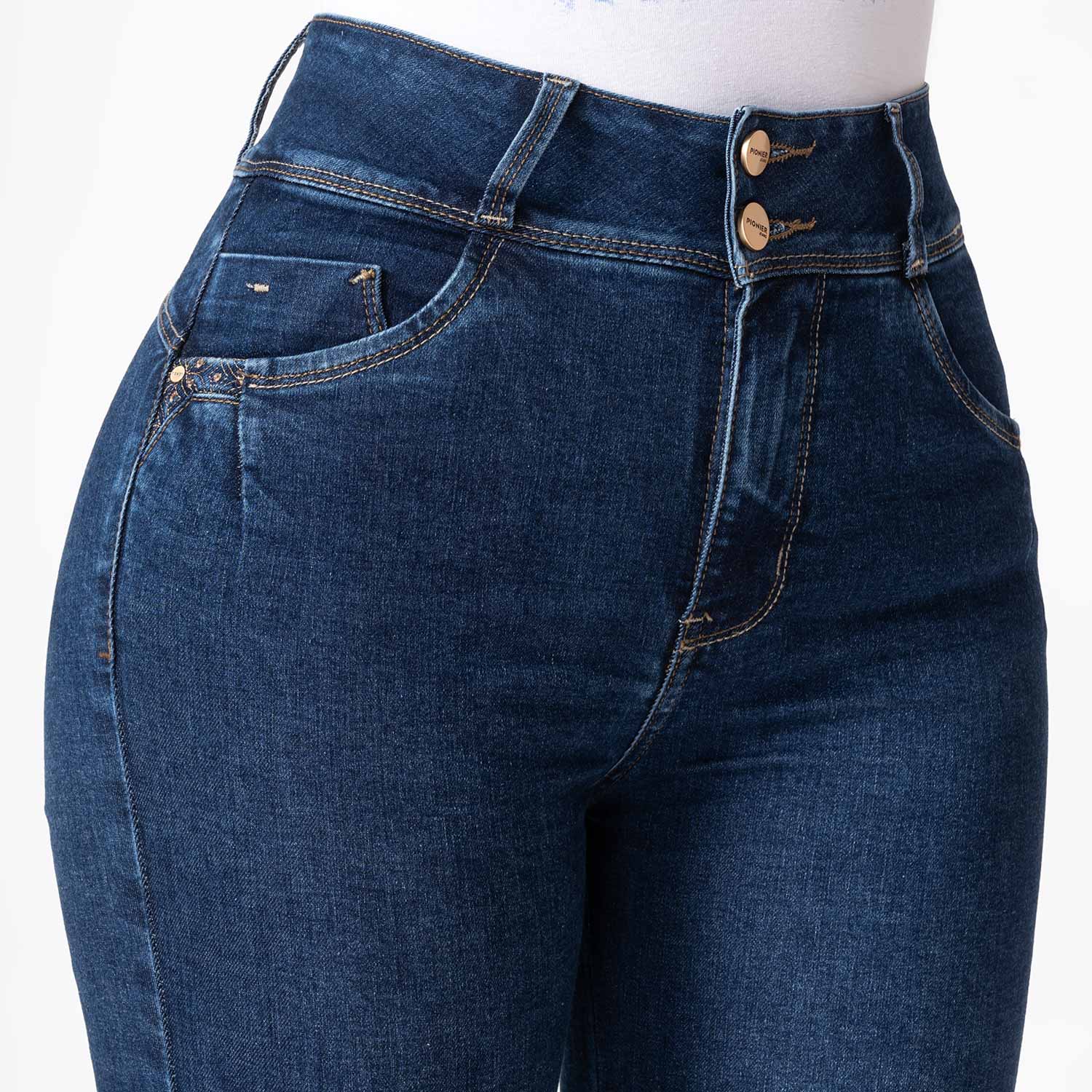 PANTALON DENIM STRETCH MUJER KALENT - 4