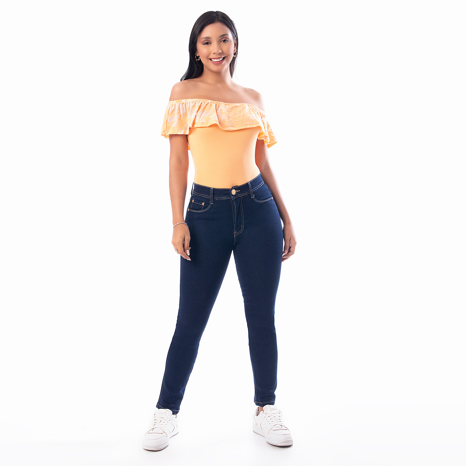 PANTALON DENIM STRETCH MUJER RAFAELA - 1