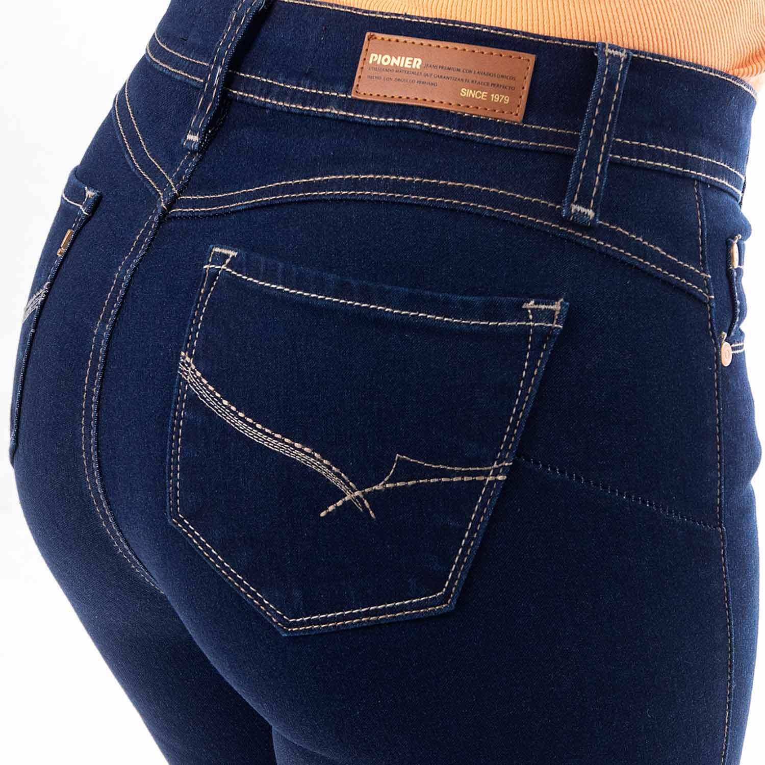 PANTALON DENIM STRETCH MUJER RAFAELA - 6