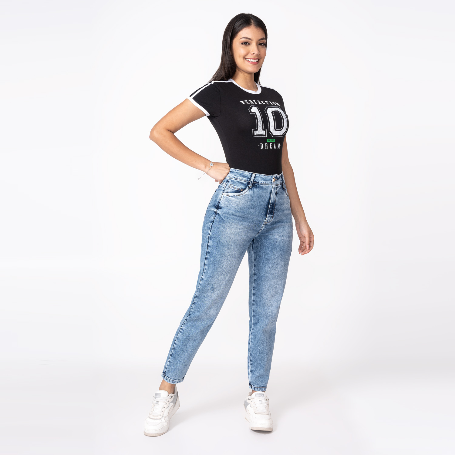 PANTALON DENIM STRETCH MUJER DAELI - 2