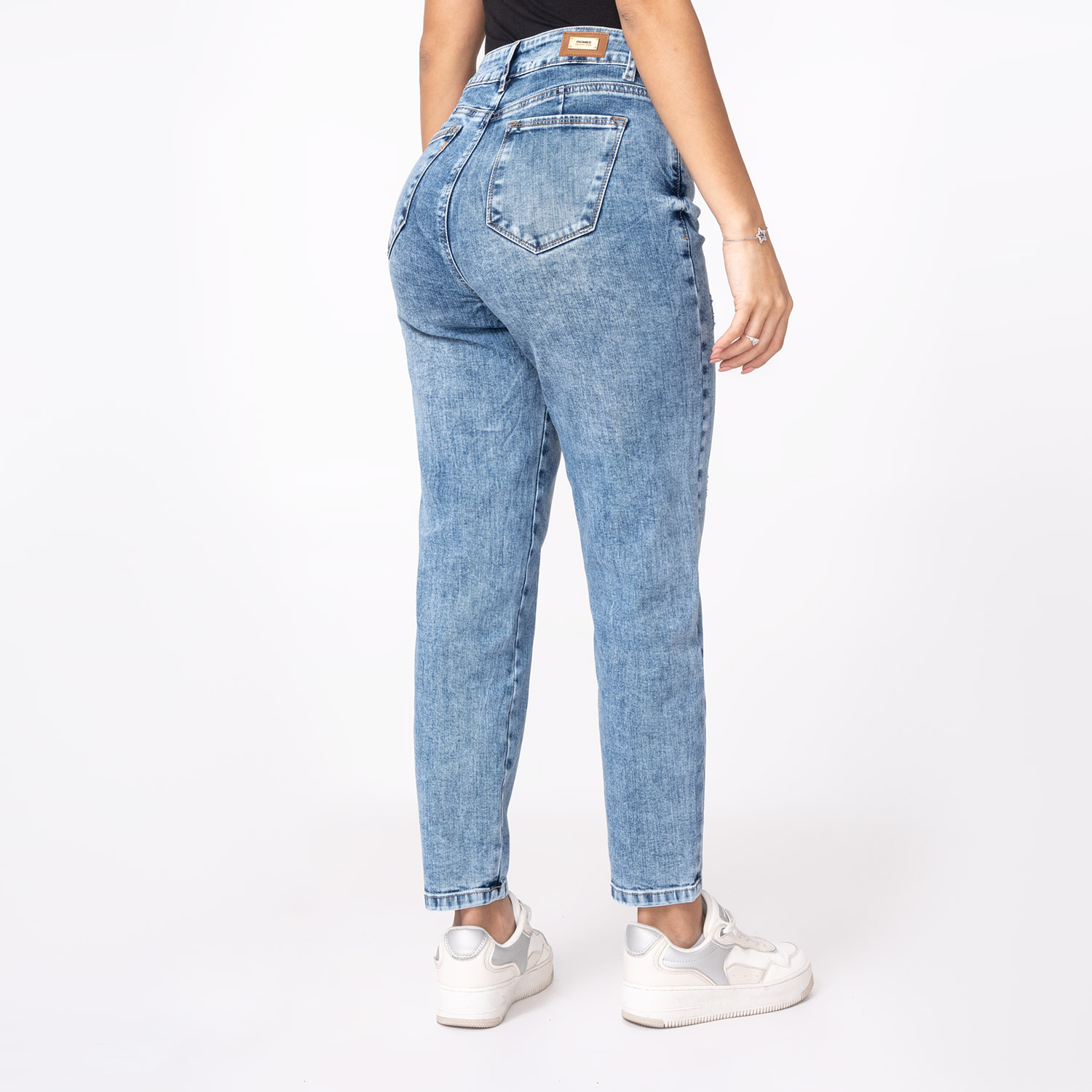 PANTALON DENIM STRETCH MUJER DAELI - 3