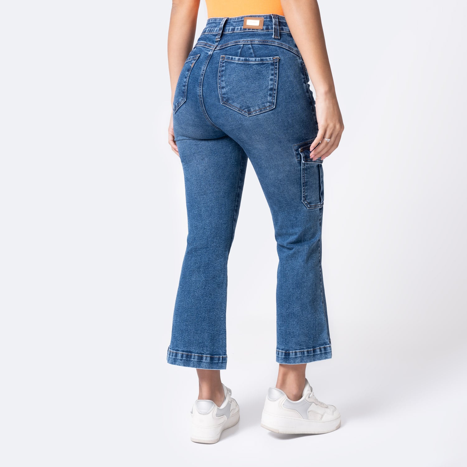 PANTALON DENIM STRETCH MUJER JALILAH - 3