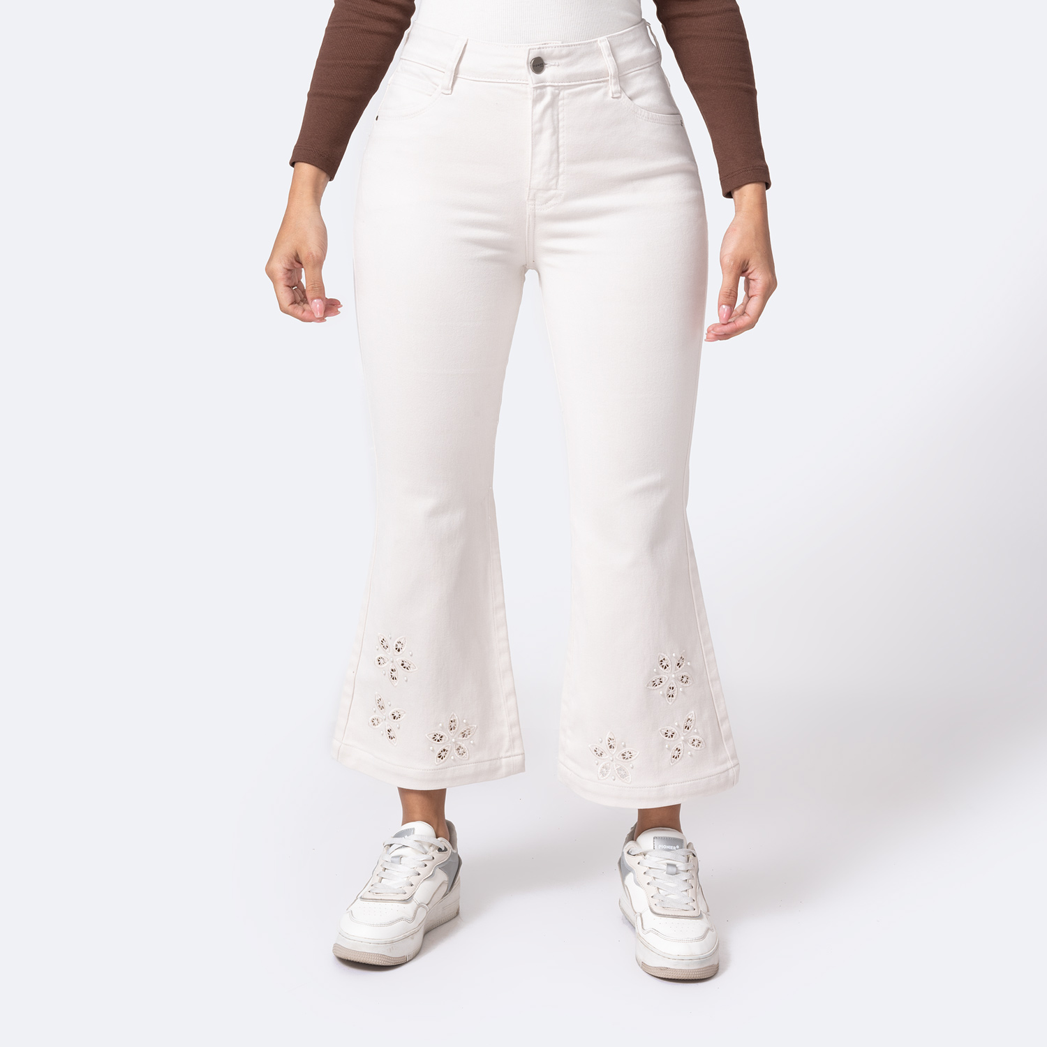 PANTALON DRILL STRETCH MUJER YARINEH - 1