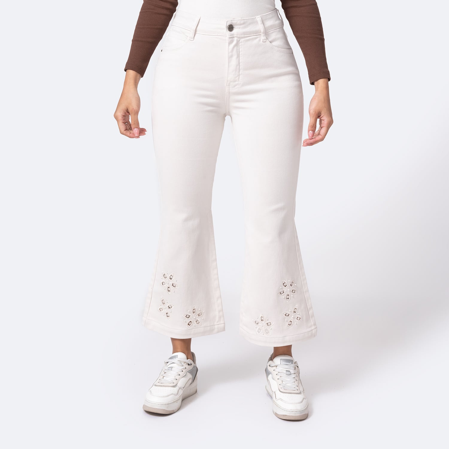 PANTALON DRILL STRETCH MUJER YARINEH - 1