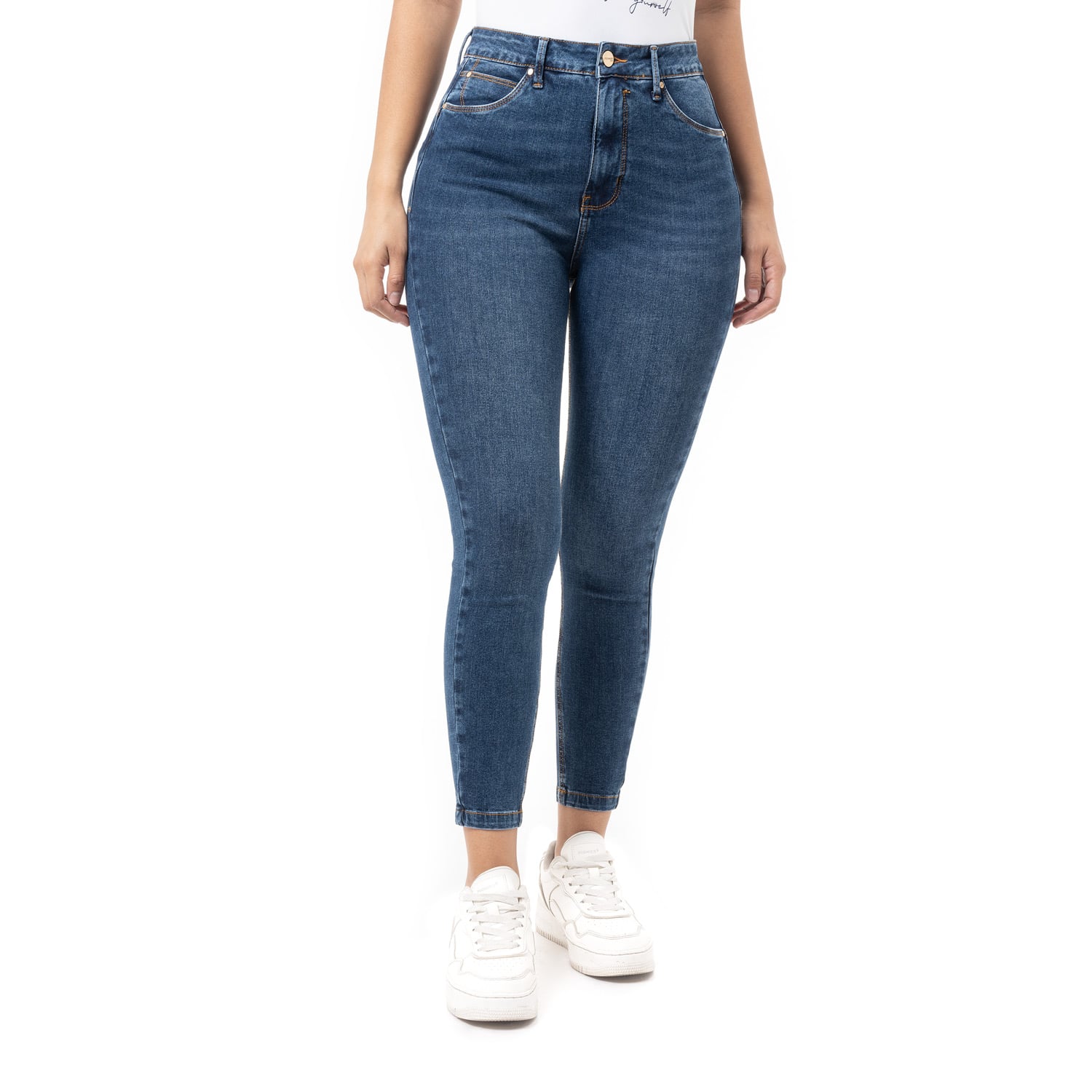 PANTALON DENIM STRETCH MUJER BRUNHA - 1