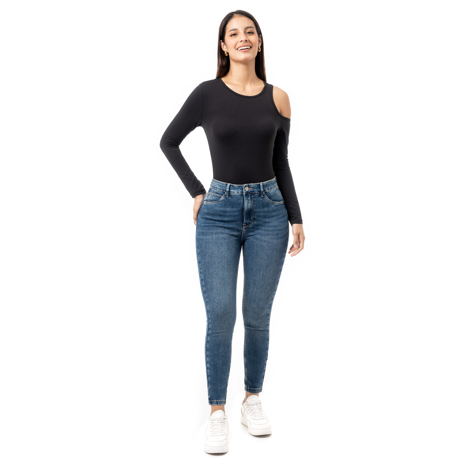 PANTALON DENIM STRETCH MUJER BRUNHA - 2