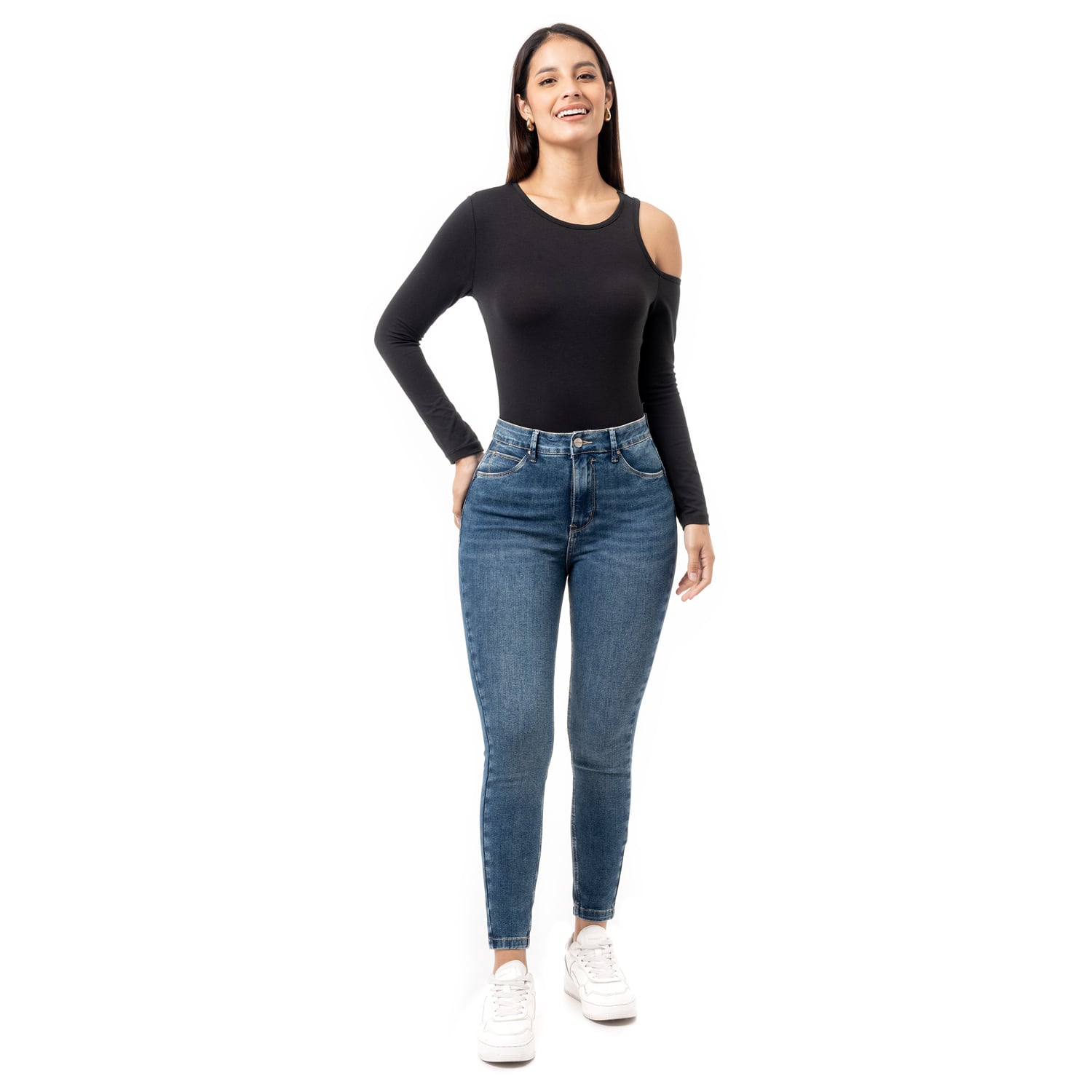 PANTALON DENIM STRETCH MUJER BRUNHA - 2