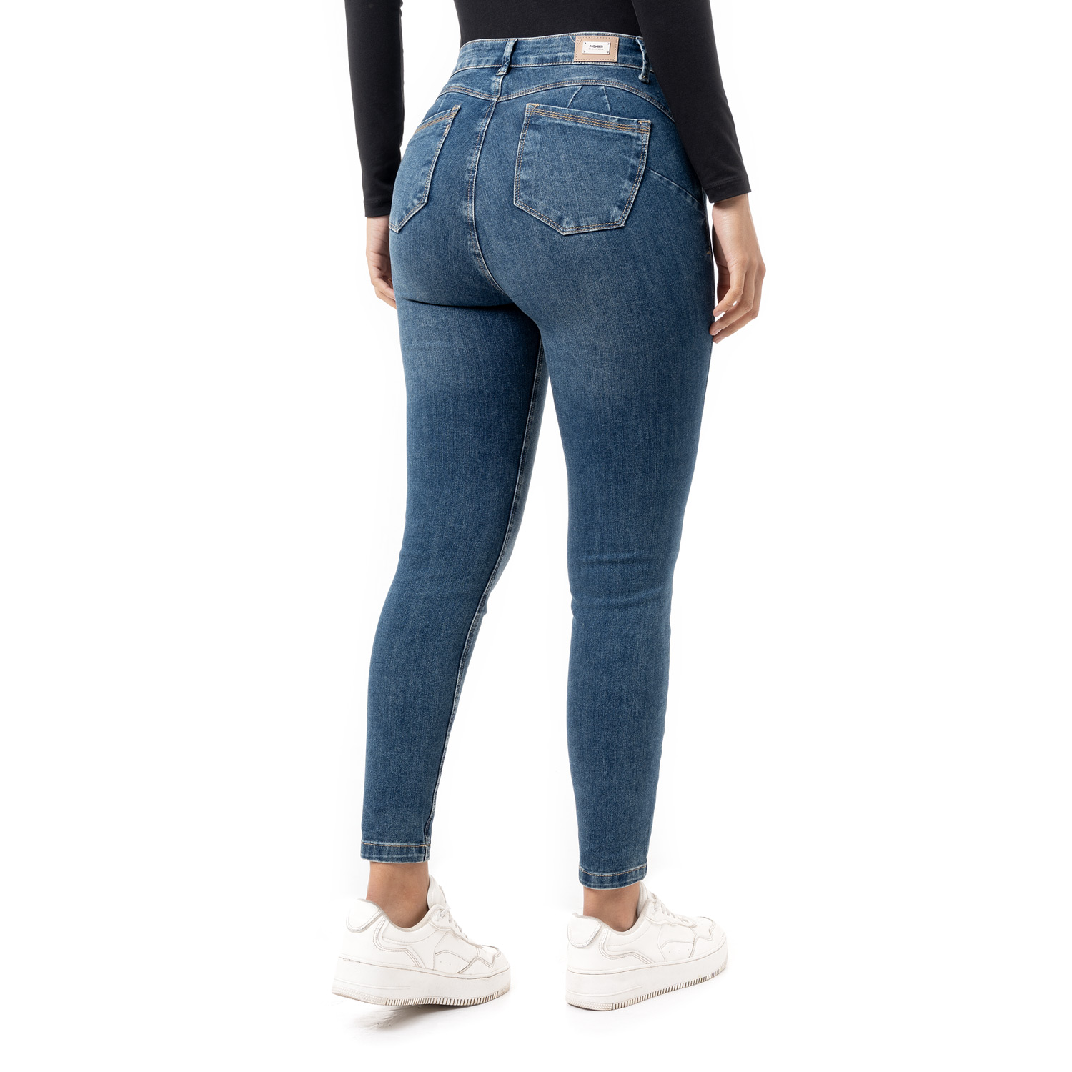 PANTALON DENIM STRETCH MUJER BRUNHA - 4