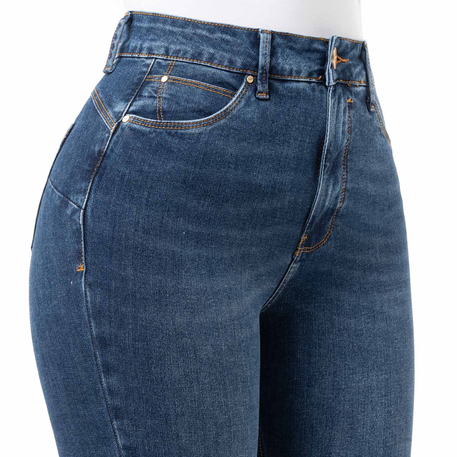 PANTALON DENIM STRETCH MUJER BRUNHA - 5