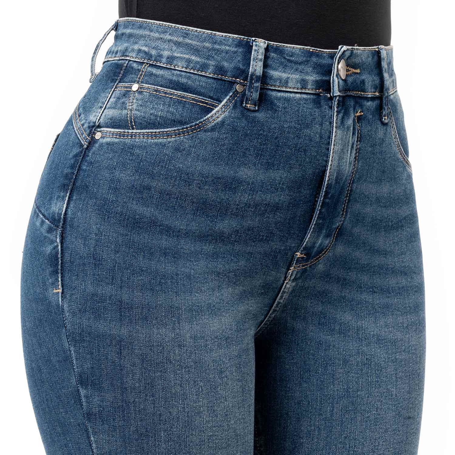 PANTALON DENIM STRETCH MUJER BRUNHA - 5