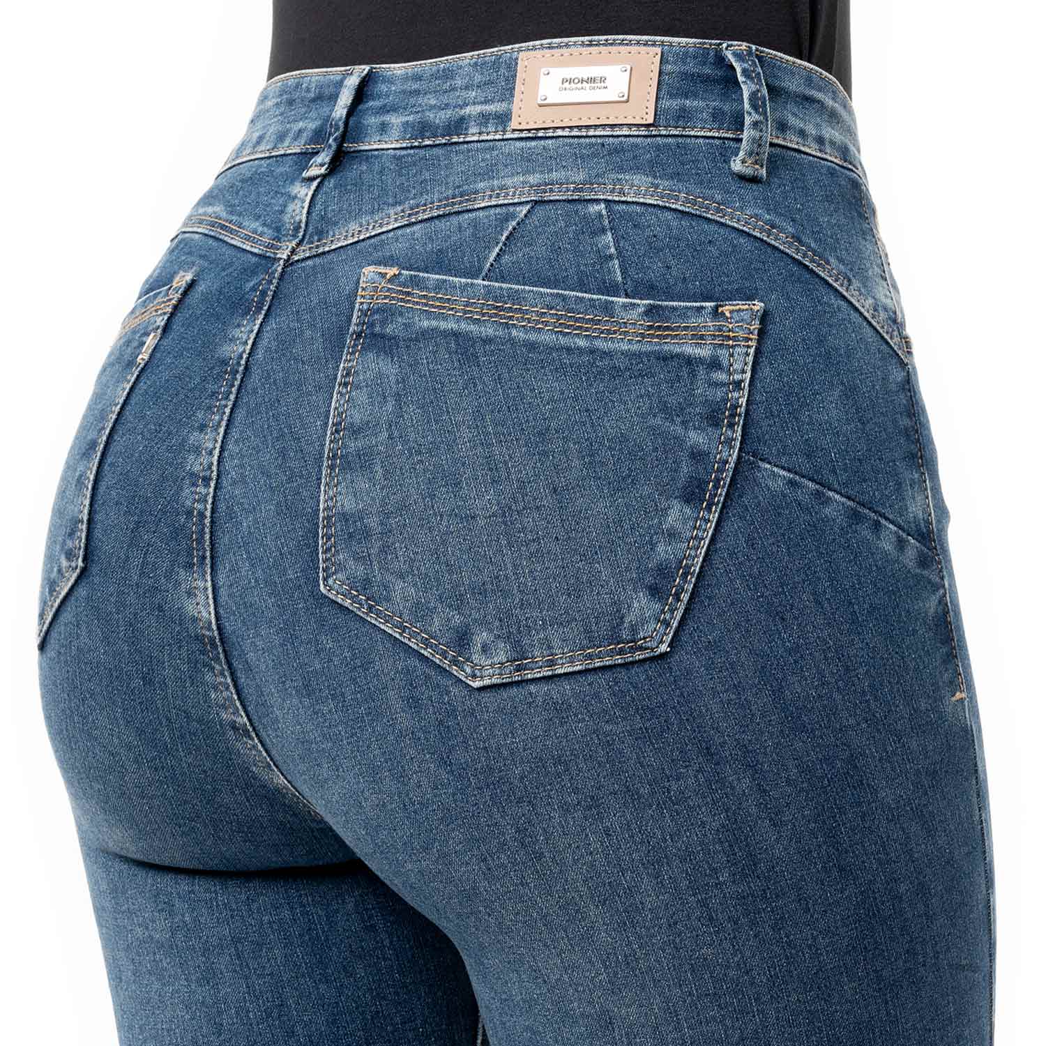 PANTALON DENIM STRETCH MUJER BRUNHA - 6