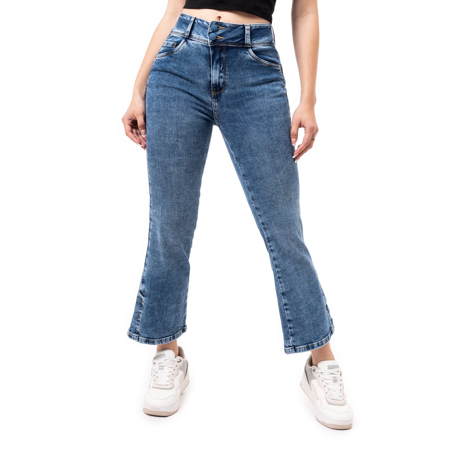 PANTALON DENIM STRETCH MUJER DANIXAH - 1