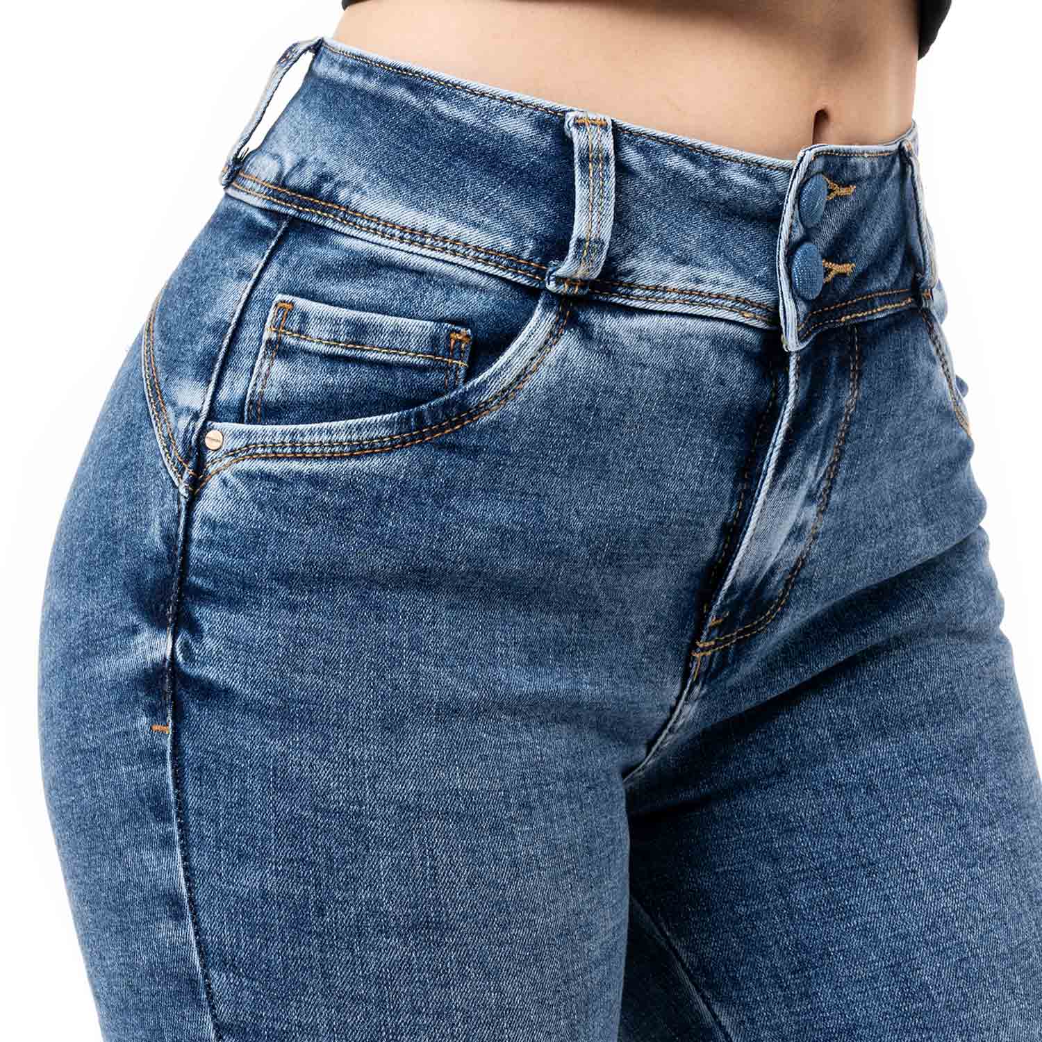 PANTALON DENIM STRETCH MUJER DANIXAH - 5