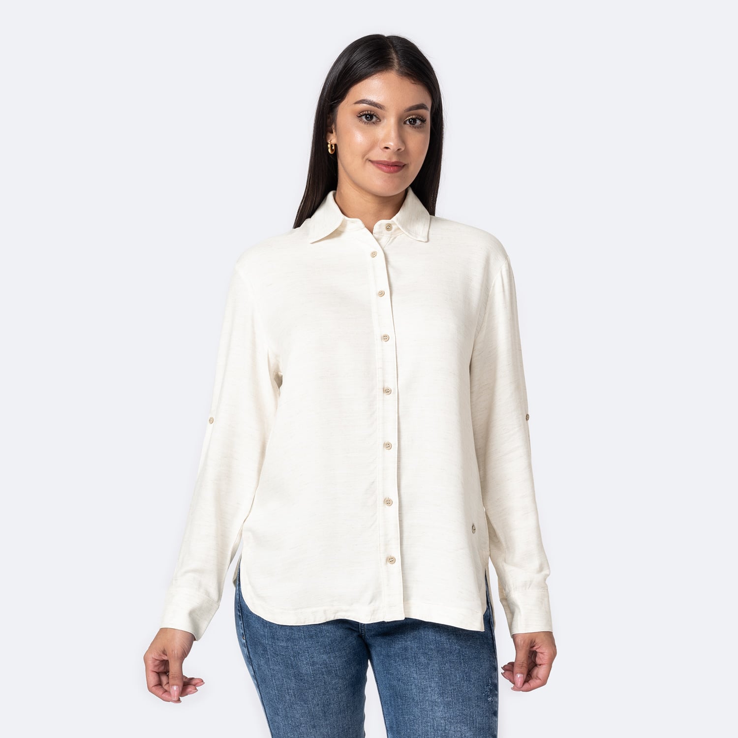BLUSAS LINO MUJER KARELLY - 1