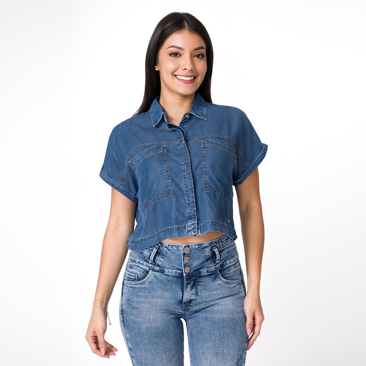 BLUSAS DENIM MUJER NYLIA.DM - 1