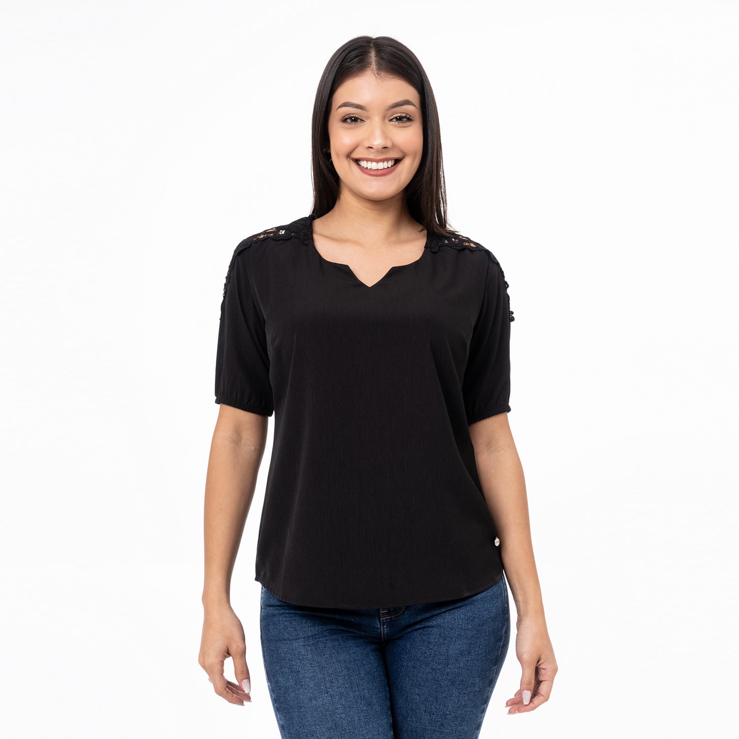 BLUSAS SEDA MUJER HARLAN - 1