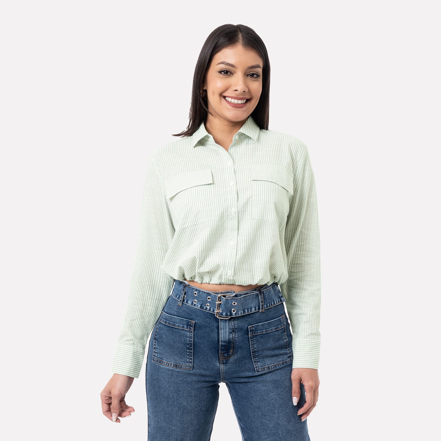 BLUSAS LISTADA MUJER DEXIE - 1