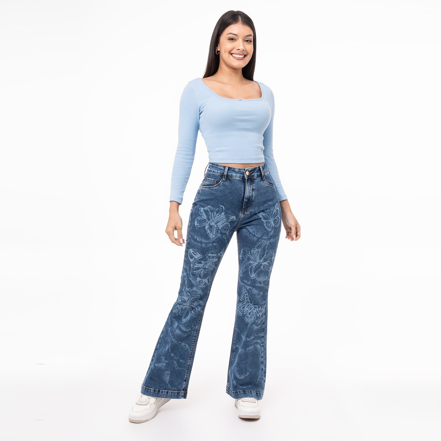 PANTALON DENIM STRETCH MUJER HELLYH - 2