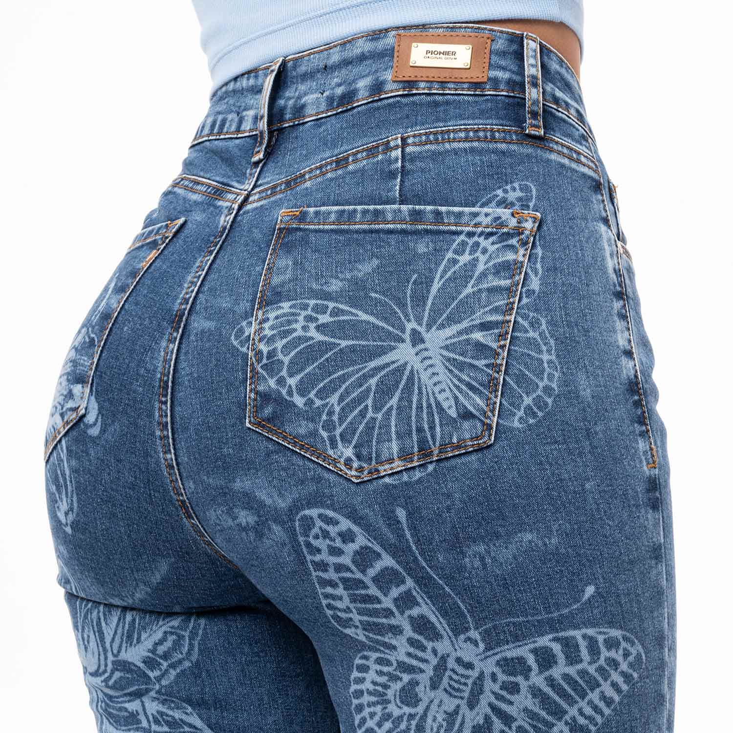PANTALON DENIM STRETCH MUJER HELLYH - 5