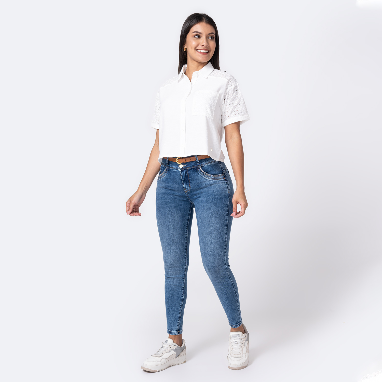 BLUSAS POPELINA MUJER ROSMELI - 4