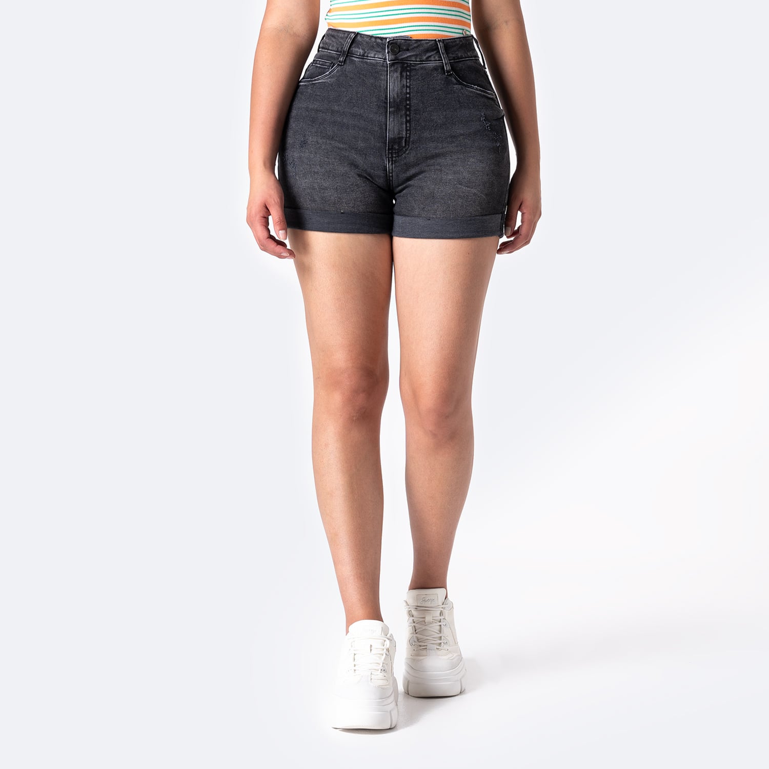 SHORT DENIM STRETCH MUJER MARIHAM - 1