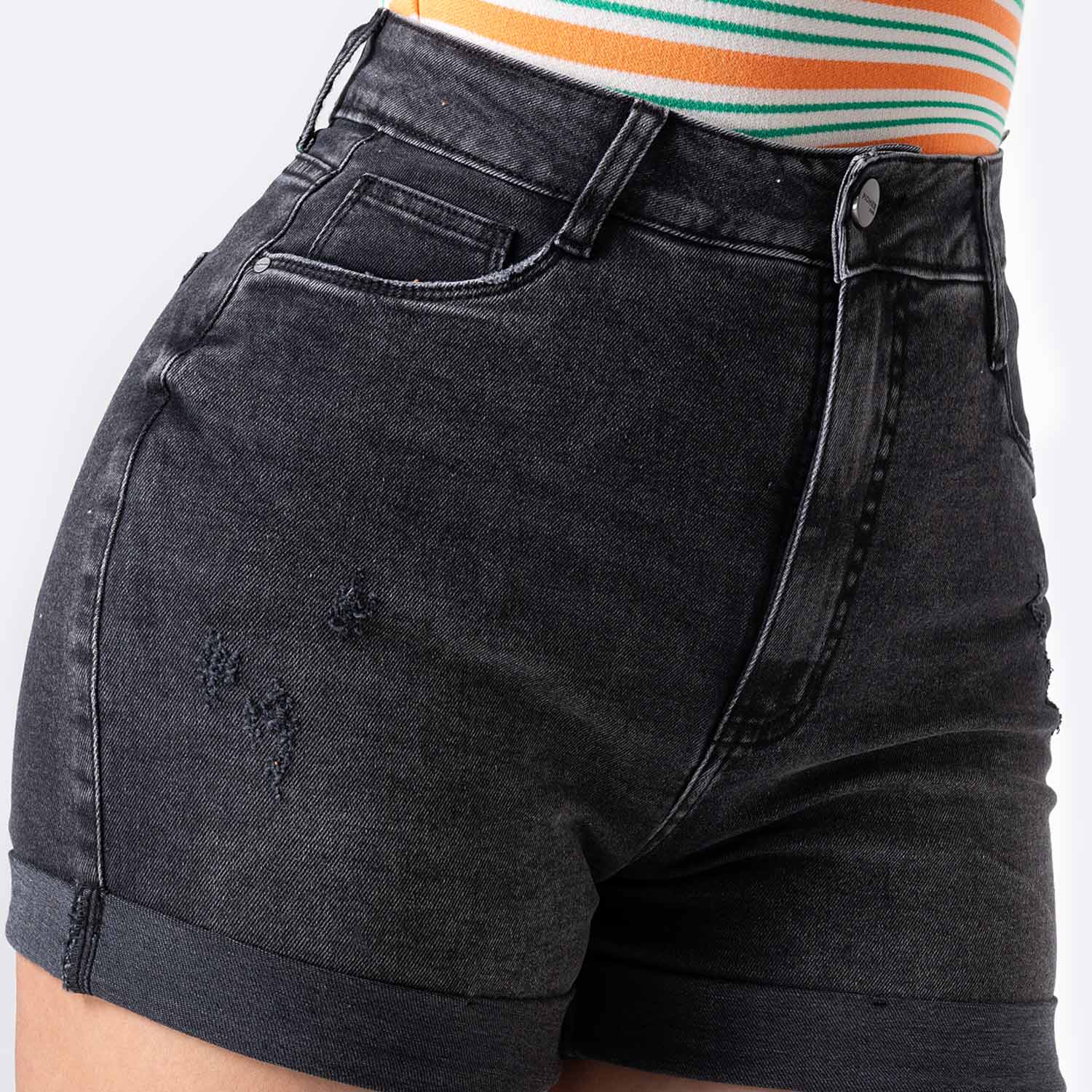 SHORT DENIM STRETCH MUJER MARIHAM - 4