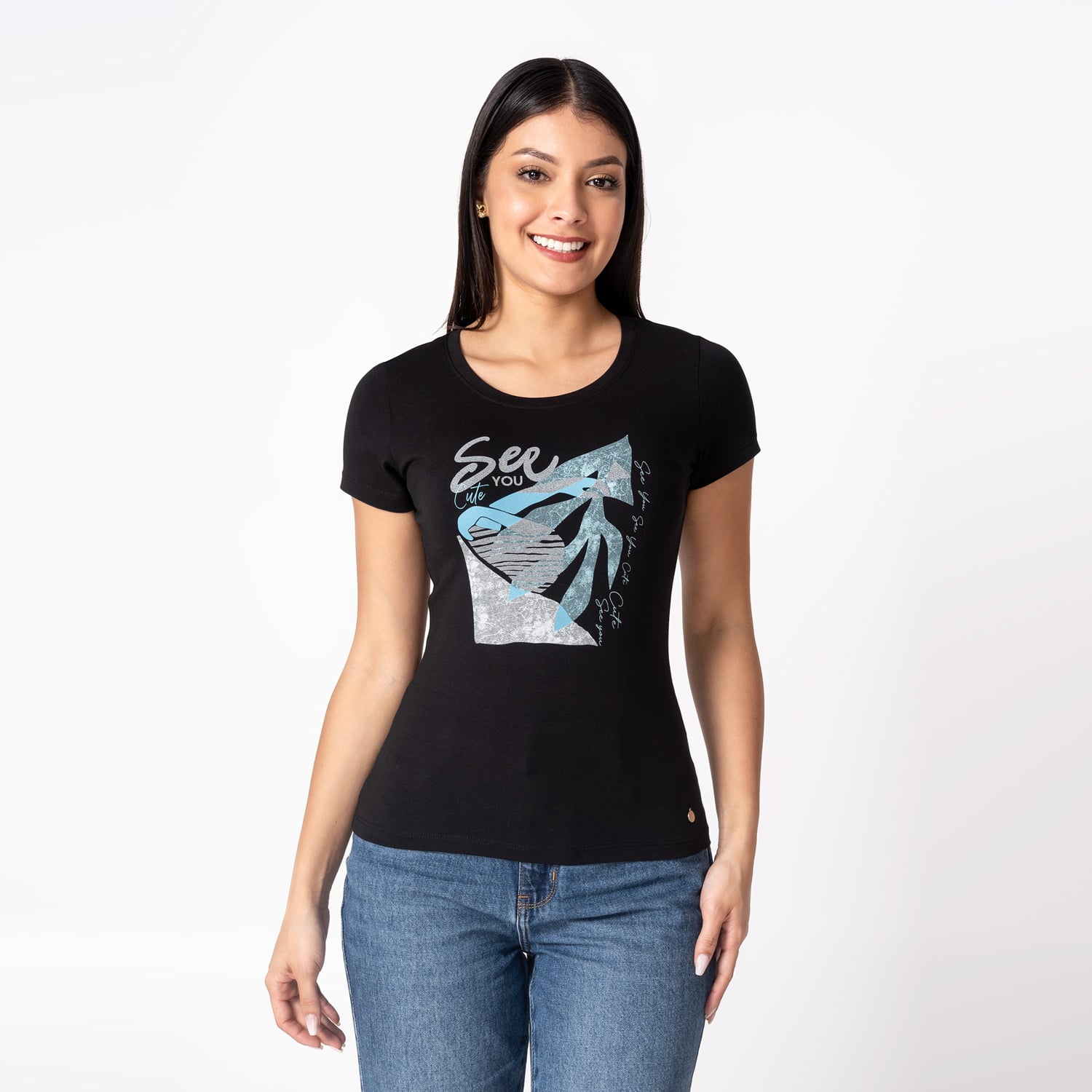 TSHIRT JERSEY FULL LYCRA MUJER LOVXY - 1