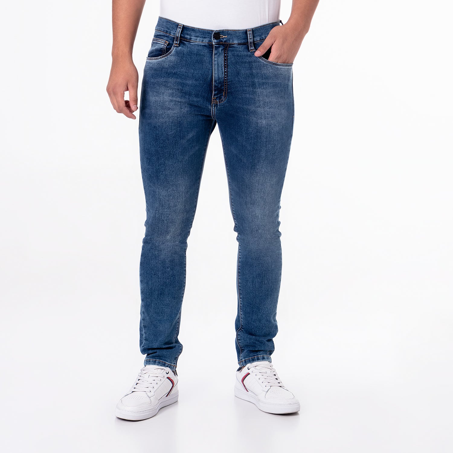PANTALÓN JEAN DENIM STRETCH HOMBRE PIONIER ADIAN - 1