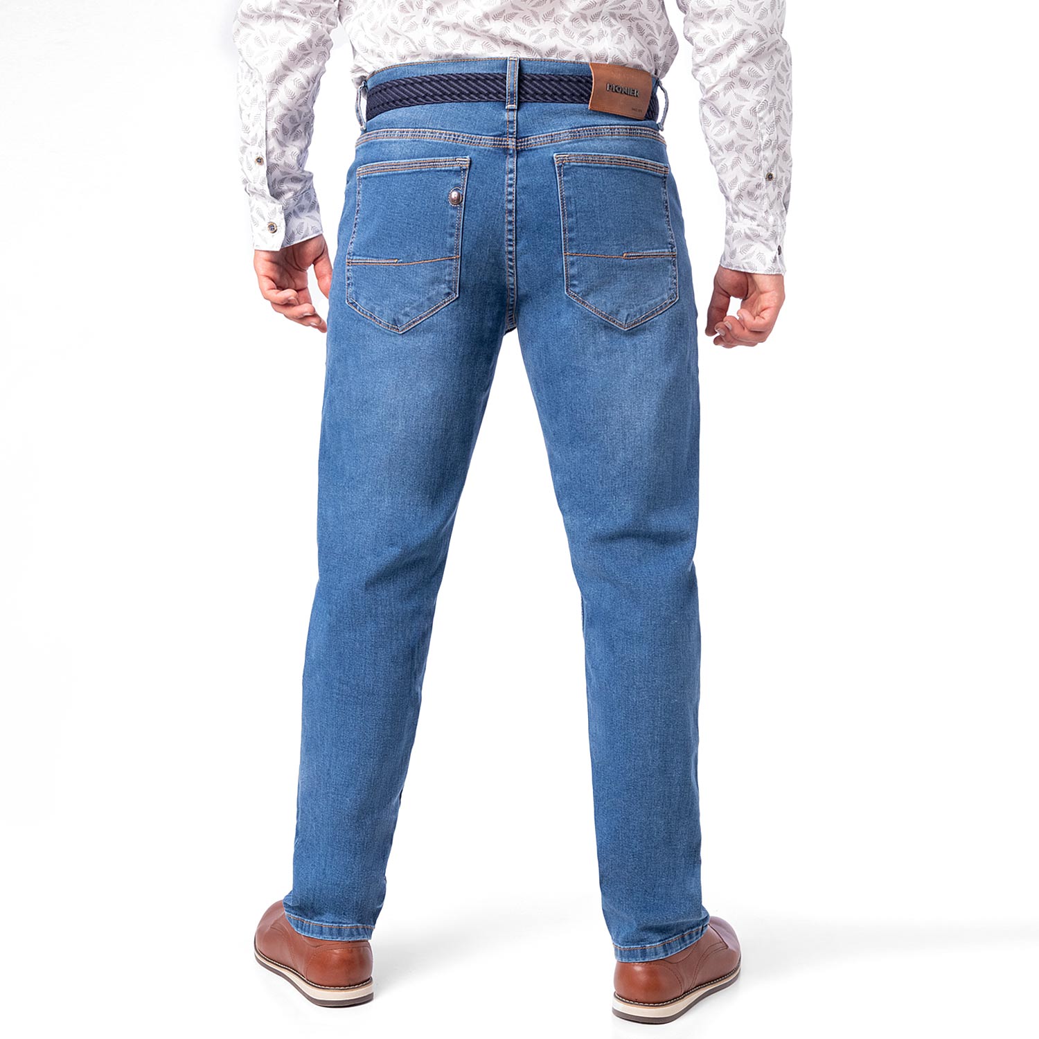 PANTALÓN JEAN DENIM STRETCH HOMBRE PIONIER FORLAND NEW - 3