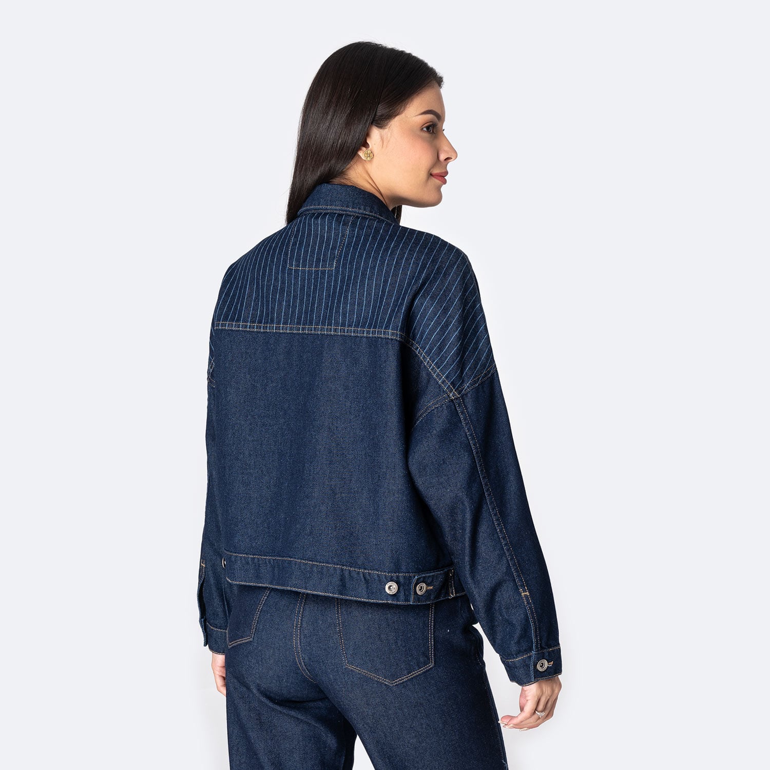 CASACA DENIM MUJER PIONIER MAILIN - 2
