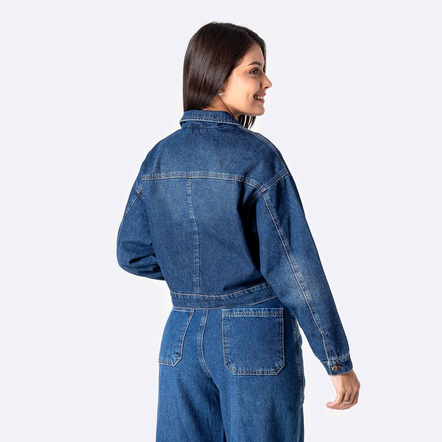 CASACA DENIM MUJER PIONIER MIRANDAH - 2