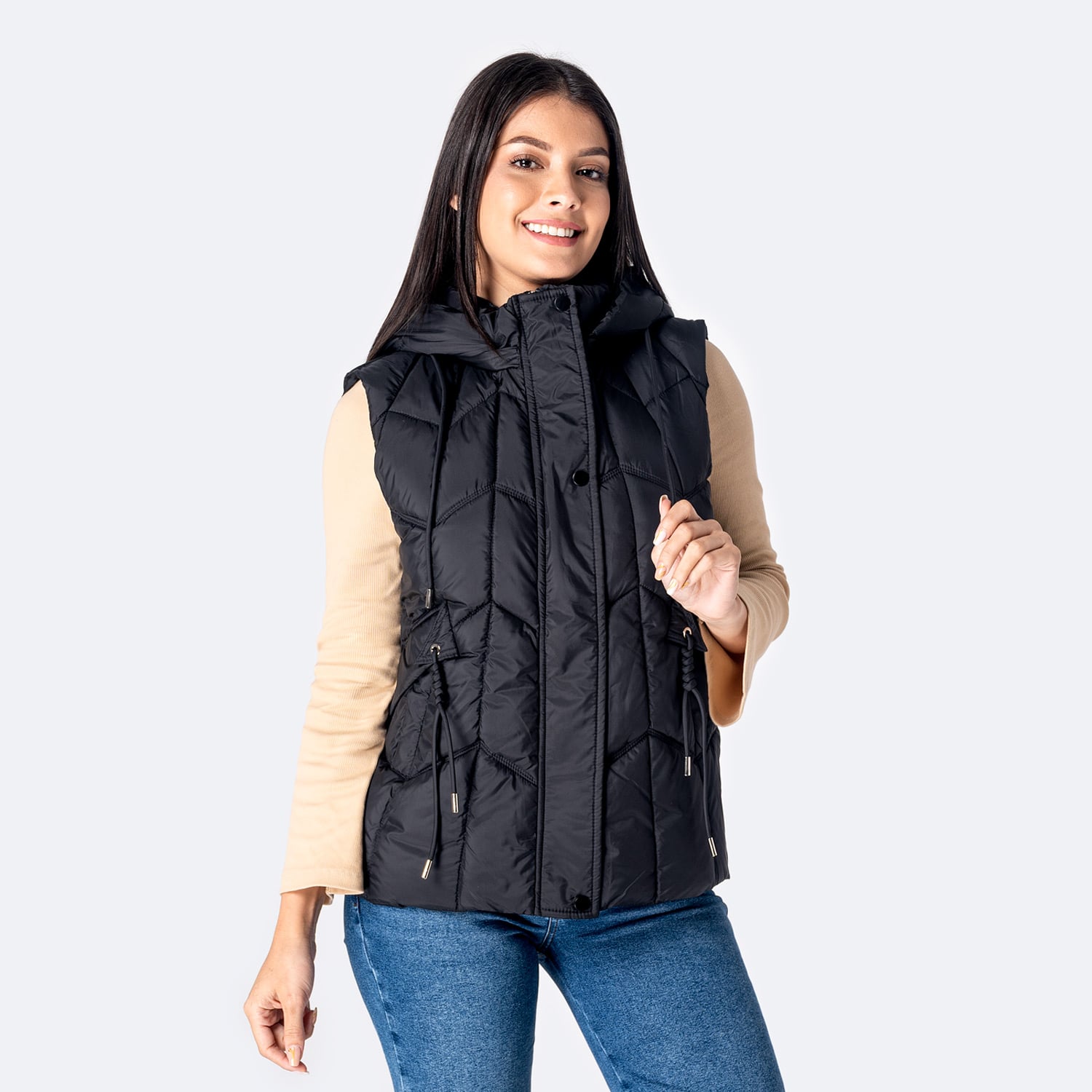 CHALECO NYLON MUJER PIONIER MARCYH - 1