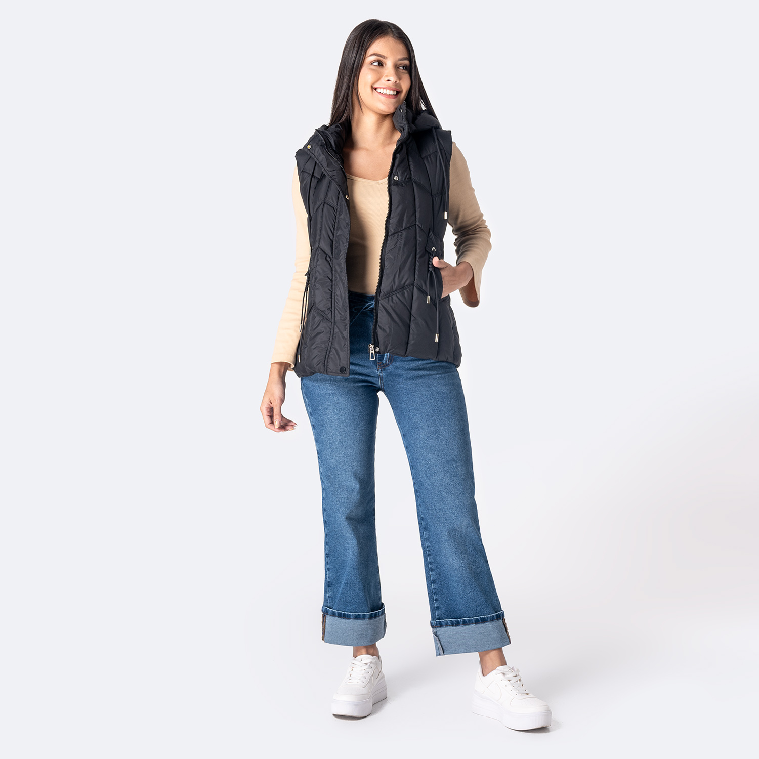 CHALECO NYLON MUJER PIONIER MARCYH - 5